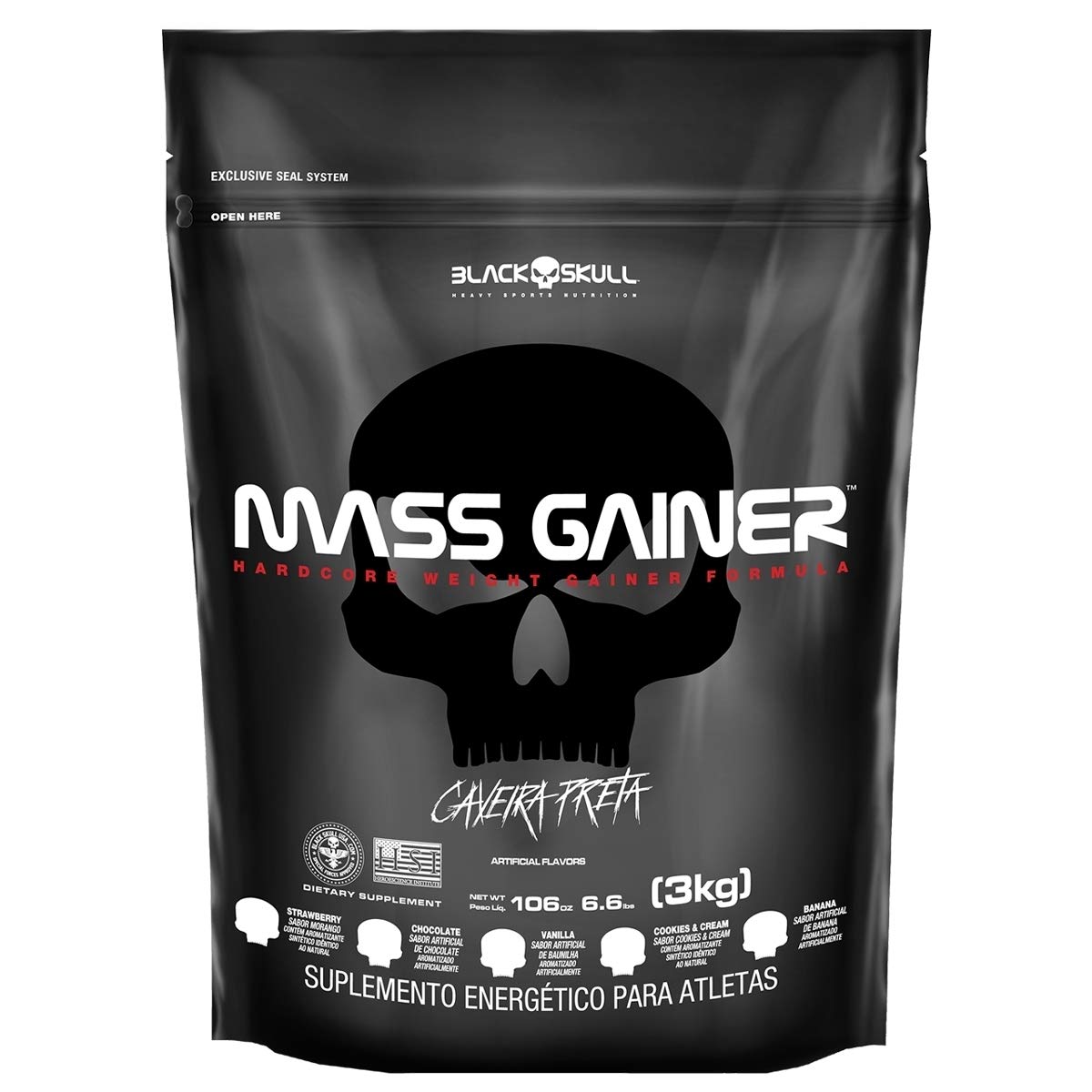 Mass Gainer Black Skull