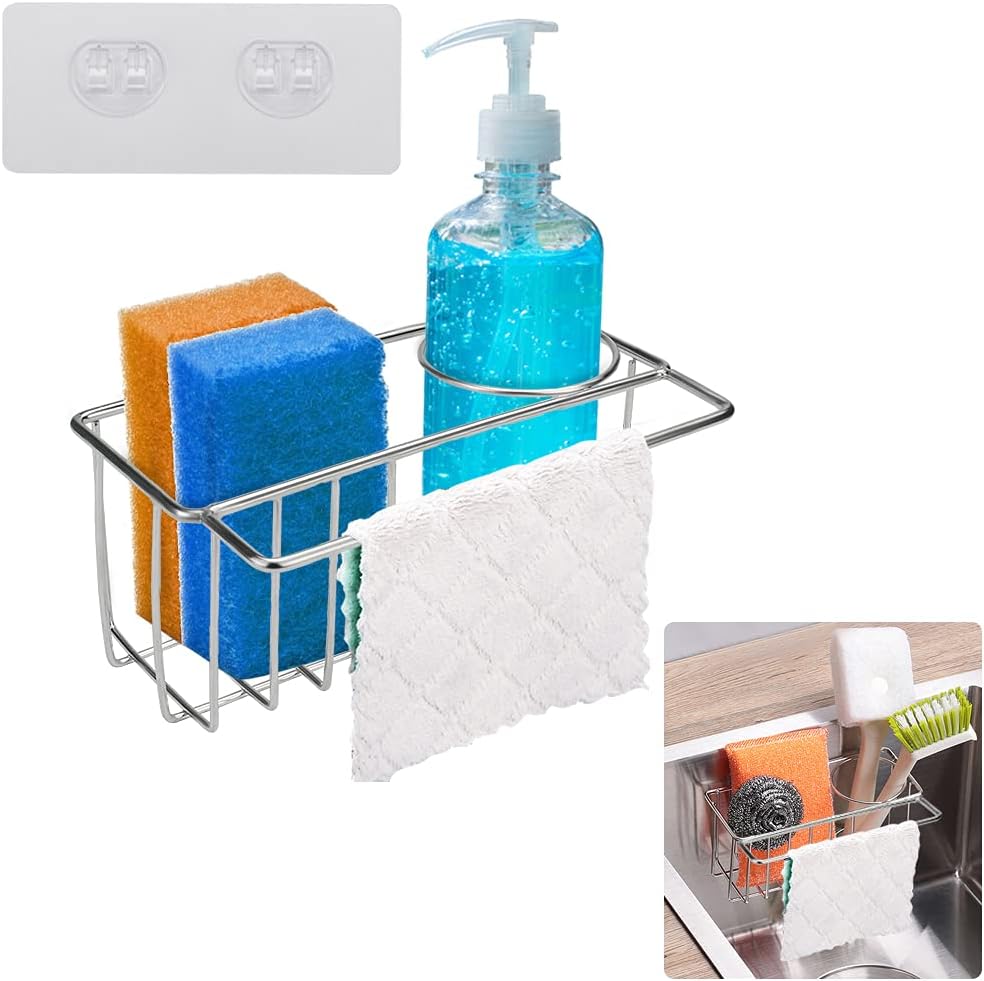 UCNOGIM Kitchen Sponge Holder Sink Sponge Holder Kitchen Sink Tidy