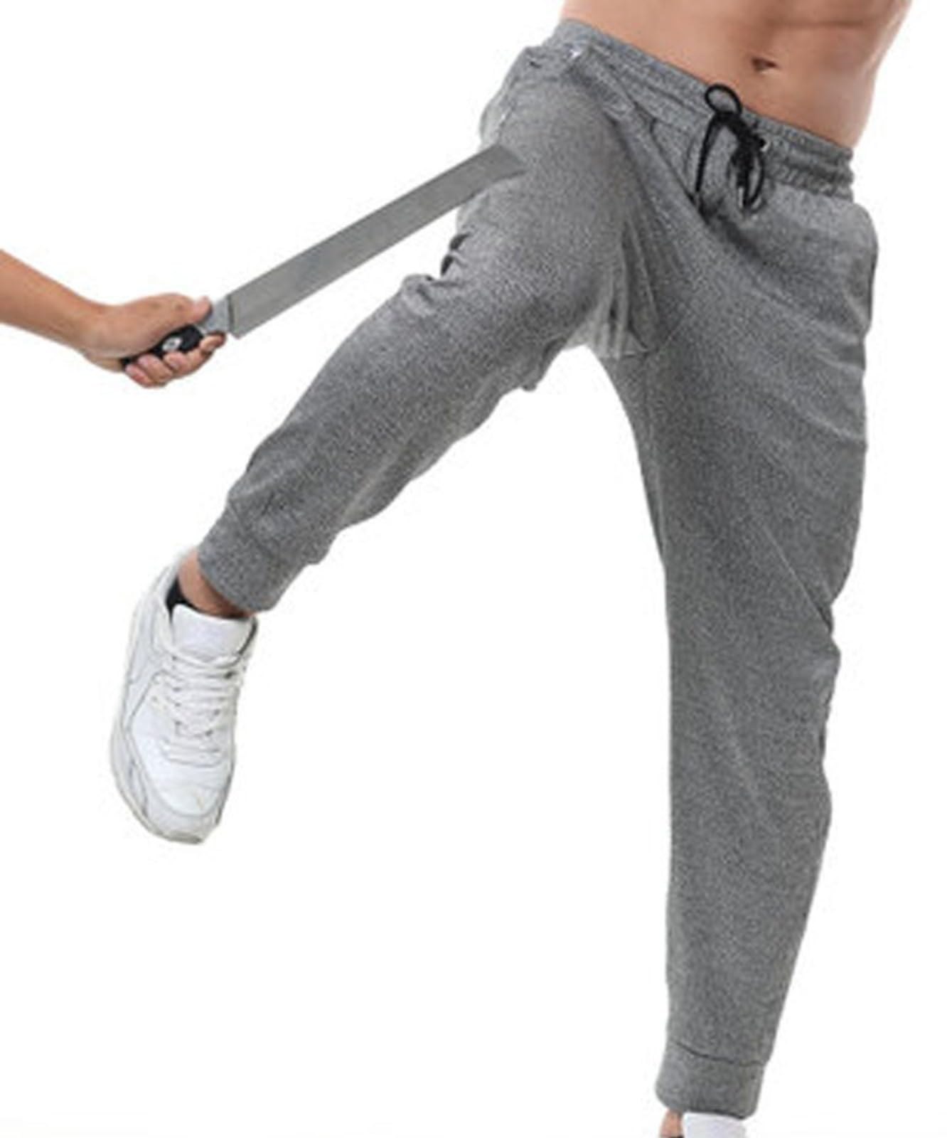 FUELIX Ropa De Protección contra Cortes De 5 Niveles, Pantalones Resistentes Al Desgaste Ropa Anti Cuchilla Ropa De Trabajo De Seguridad para Defensa Personal, Pantalones De Trabajo Anticortes XXL