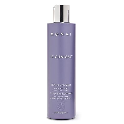 MONAT IR Clinical Thickening Shampoo – Volumizing Shampoo for Dense, Thick Strands – Thickening Solution Crafted from Powerful Blend of Natural Ingredients, With Rosemary & Mint And Pea Extract