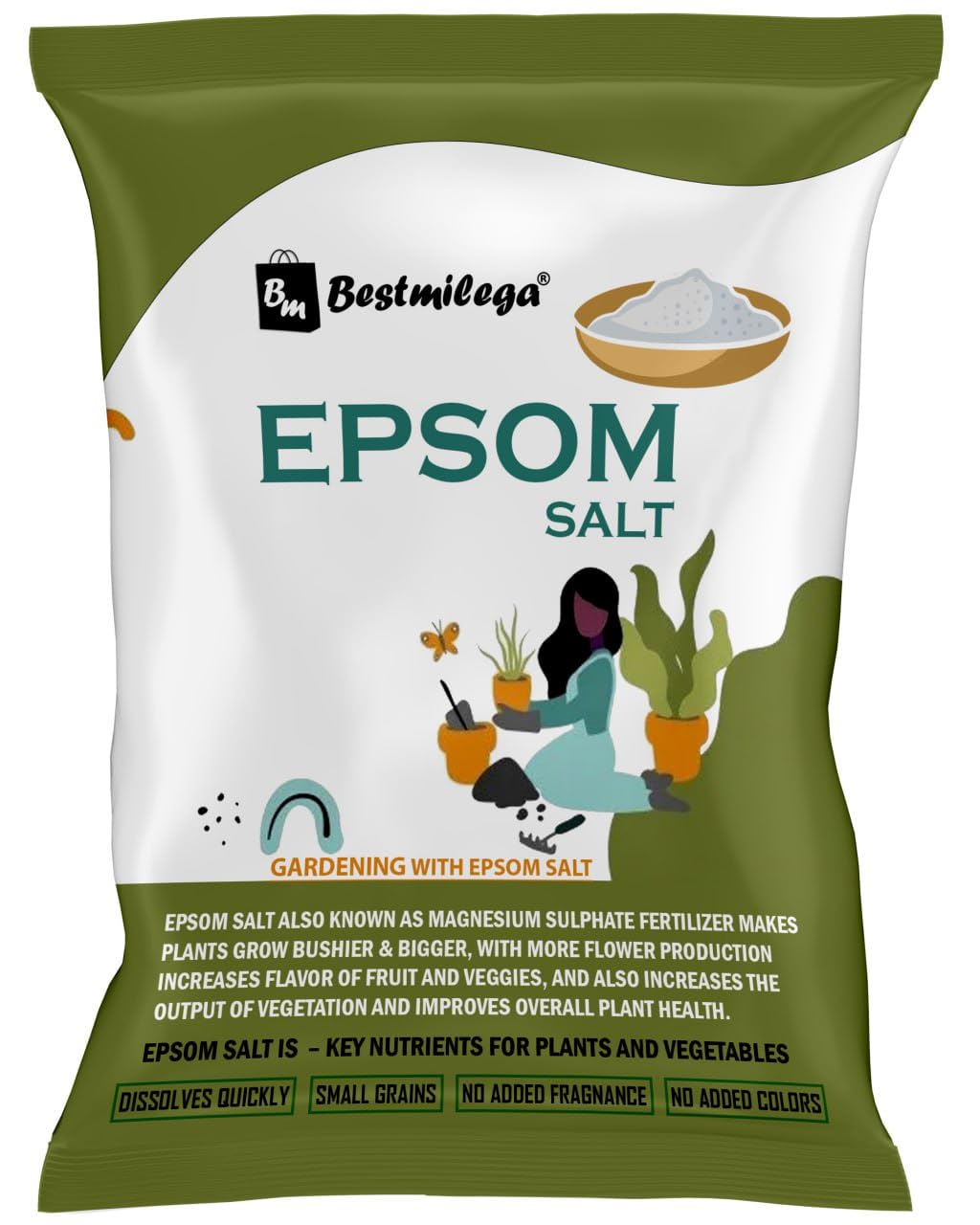 See full amazon price history chart for BEST MILEGA Epsom Salt For Plants (5Kg) Water Soluble Fertilizer For Plants And Gardening, Plant Growth & Development |Organic Gardening Magnesium Sulphate | BEST MILEGA Epsom Salt For Plants (5Kg) Water Soluble Fertilizer For Plants And Gardening, Plant Growth & Development |Organic Gardening Magnesium Sulphate | (B0CBQ4KXX9) Amazon Price History, Amazon Price Tracker