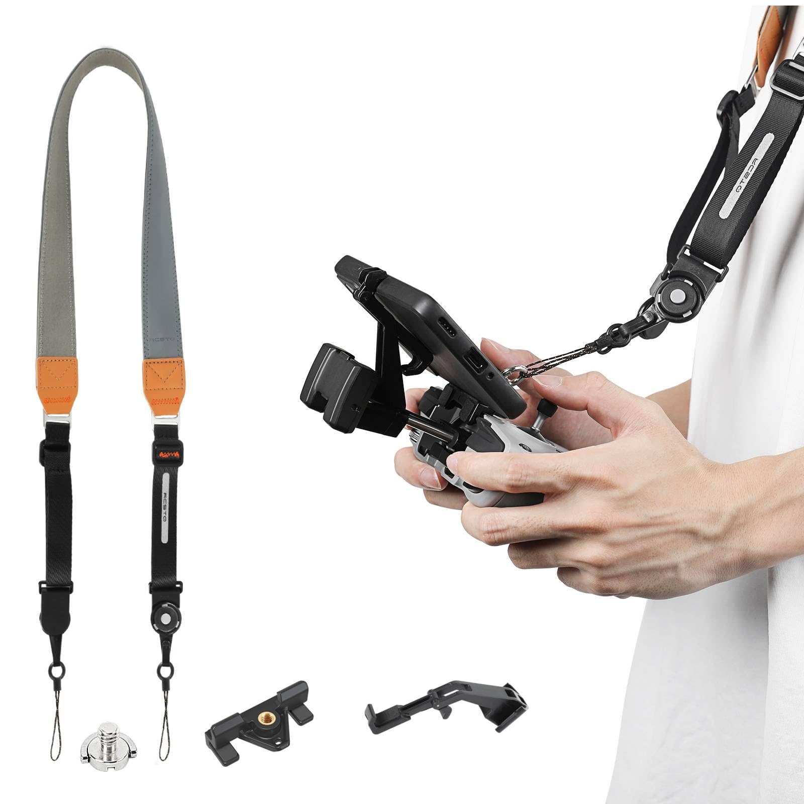 RCstyleNeck Lanyard for RC & RC 2 & RC Pro,for DJI Mini 4 Pro, Air 3, 2S, Mini 3/3 Pro Lanyard Remote Control Neck Strap