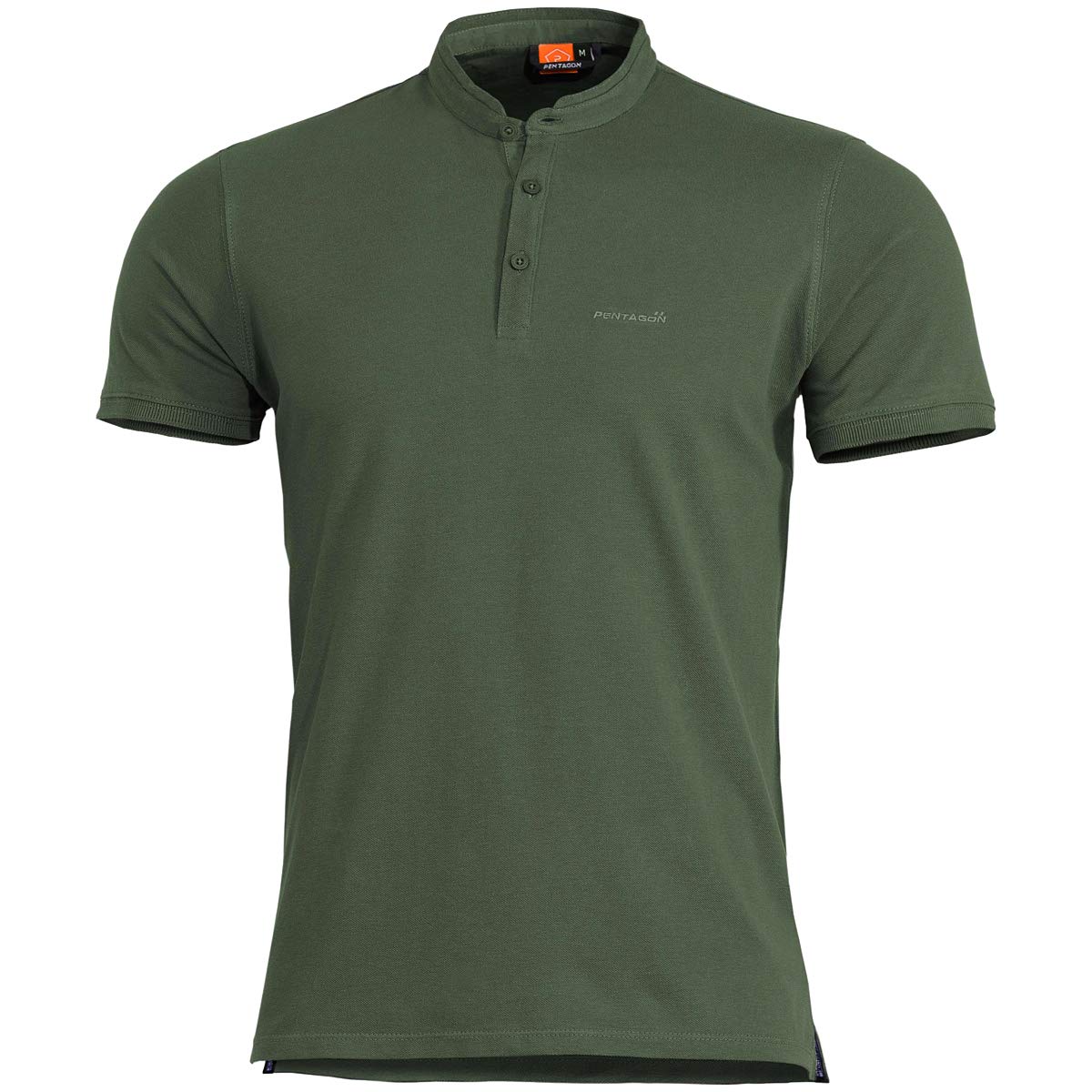 Pentagon Men's Levantes Henley Shirt Camo Green Size XXL