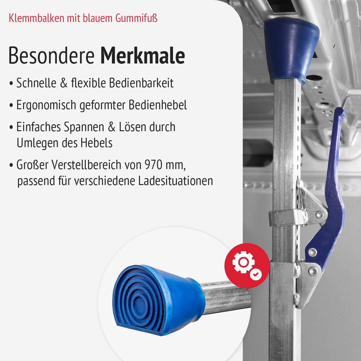 LASIPROFI Ladungssicherungskoffer 34-teilig - Komplett-Set Für Kleintransporter & Gewerbliche Transporte