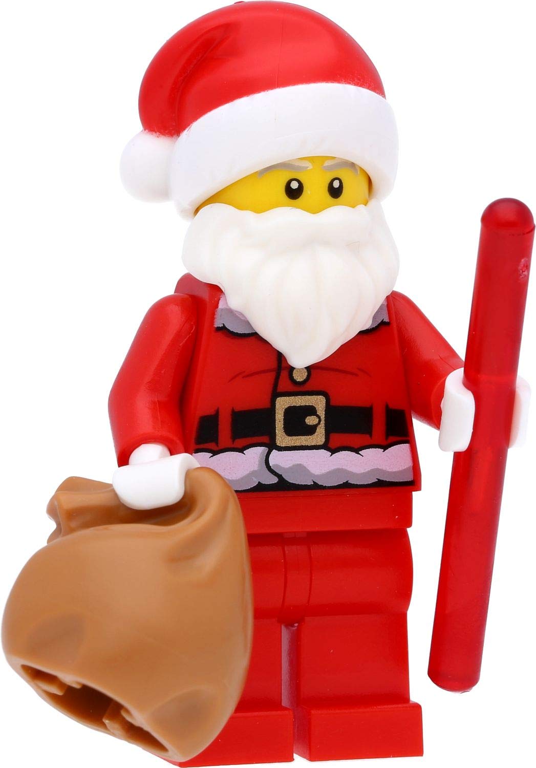 LEGO Minifigurka Świętego Mikołaja (z nadrukiem na plecach) / Mikołaj/Boże Narodzenie z akcesoriami