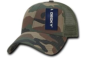 Structured Woodland Camo Trucker Cap