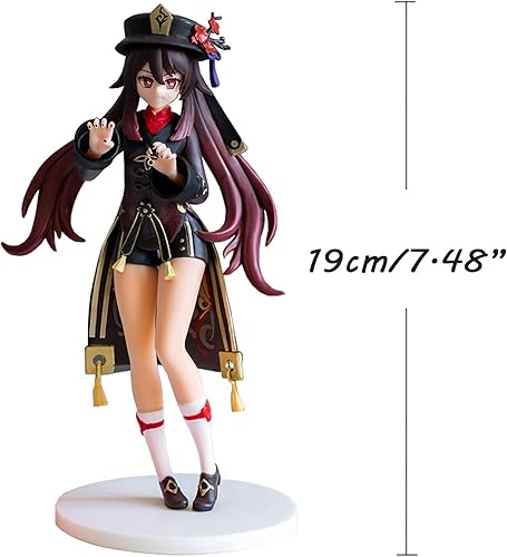 Miniatura 2 de Genshin Figura de acción de anime de 7.48 pulgadas, figura de Hutao, modelo de PVC, juguetes, regalos de cumpleaños para fanáticos