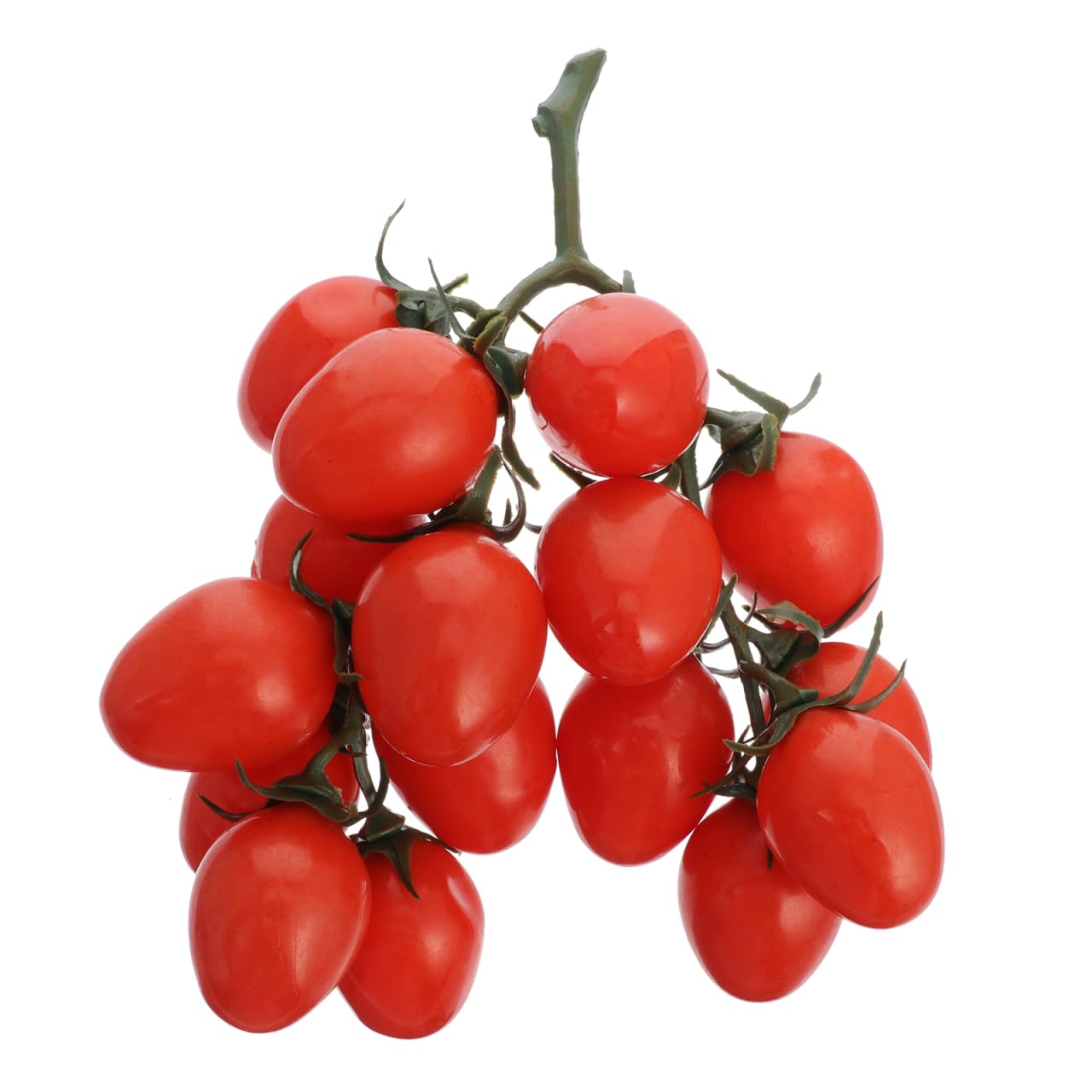 Amosfun Frutas artificiales artificiales para decoración del hogar, decoración para fiestas, decoración de fiestas, guirnalda de tomate falso, naranja, tulipán, tomate artificial, fruta artificial