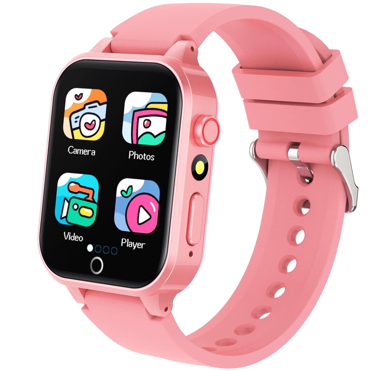 Vakzovy Kids Smart Watch Girls Gift for Girl Aged 6-12, with 26 Games Camera Music Video Pedometer Educational Toys Birthday Gifts Ages 5 6 7 8