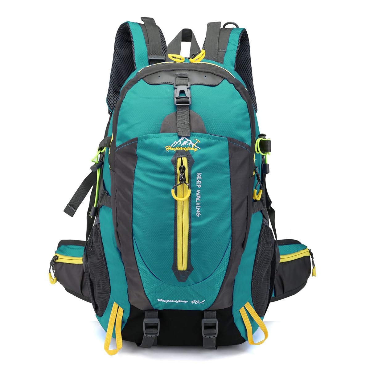 OLYSPM Hiking Backpack,40L Waterproof Camping Backpack with Adjustable Shoulder Straps,Camping Bag Men Women for Hiking,Camping,Trekking