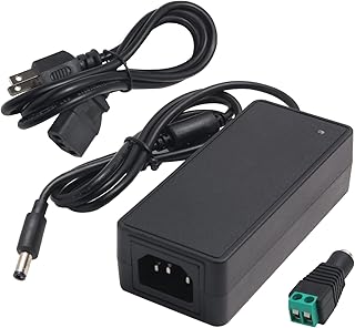 12V 5A Power Supply 5Amp 60W Universal AC/DC Adapter, 100~240V AC to DC 12 Volt 5A 4A 3A 2A 1A Converter, Tip 5.5X 2.5mm for LED Strip Light DVR NVR Security Cameras System CCTV