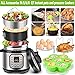 Accessories for Instant Pot 5,6,8 Qt,PECHAM Pressure Cooker Accessories Set Including 2 Steamer Baskets/Springform Pan/Stackable Egg Steamer Rack/Egg Bites Mold/Kitchen Tongs Etc,Best Gift Idea