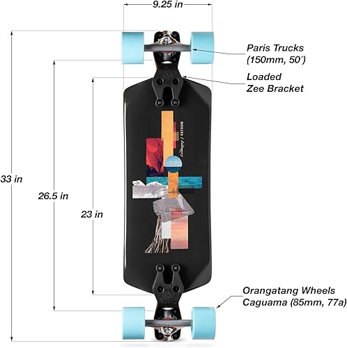 Miniatura 2 de Loaded Boards Fathom Longboard Skateboard