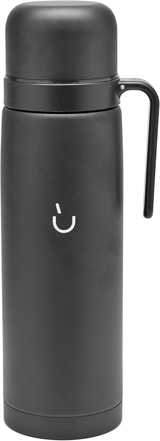 BALIBETOV Complete Yerba Mate Set - Modern Mate Gourd, Thermal Flask, Yerba Container, Bombilla and Cleaning Brush Included - All Premium Quality 304 18/8 Stainless Steel (Black) - Image 6