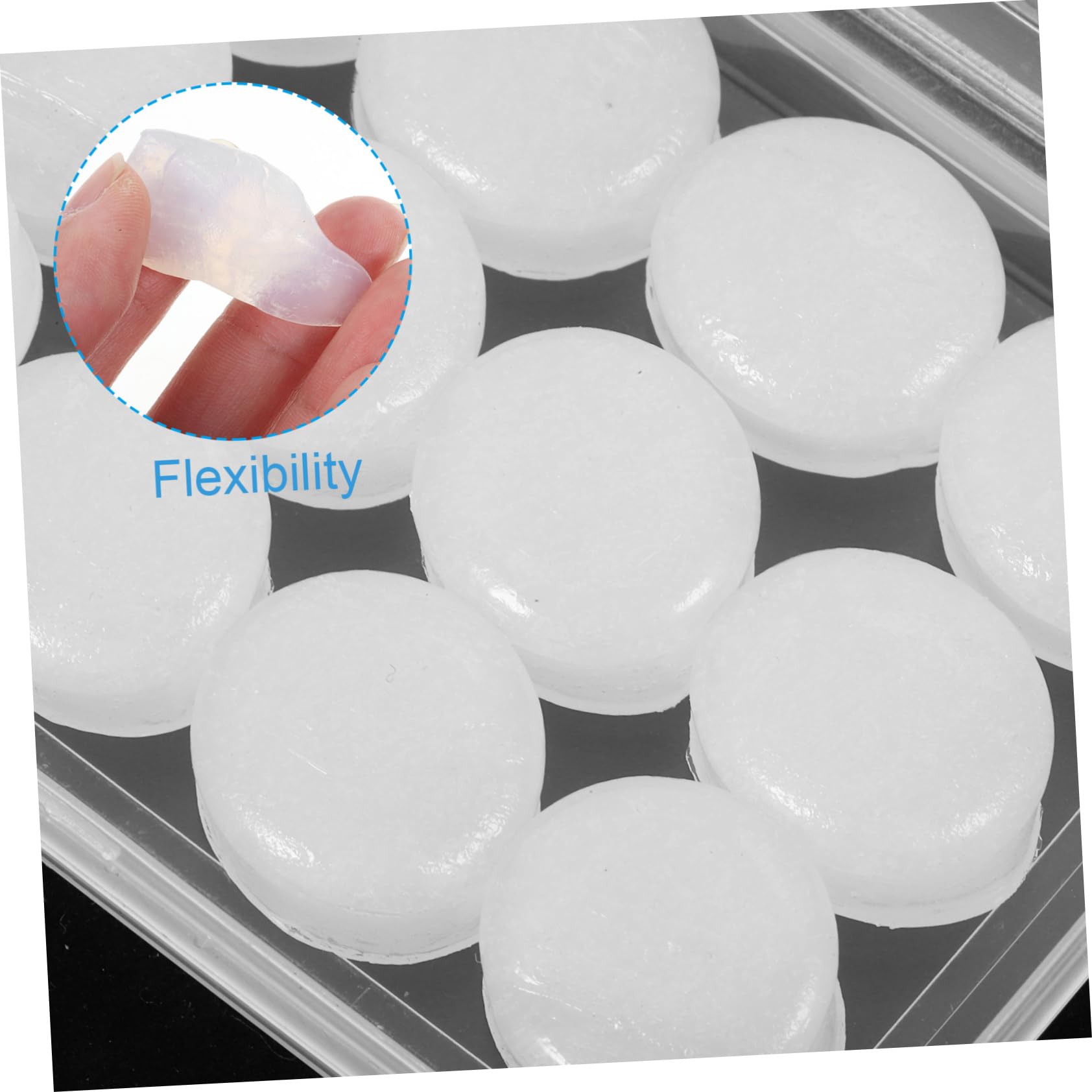 Anneome 12 Pairs Sleep Ear Plugs Silicone Ear Plugs for Adults Noise Reduction for Snoring Swimming Travel Music Blue