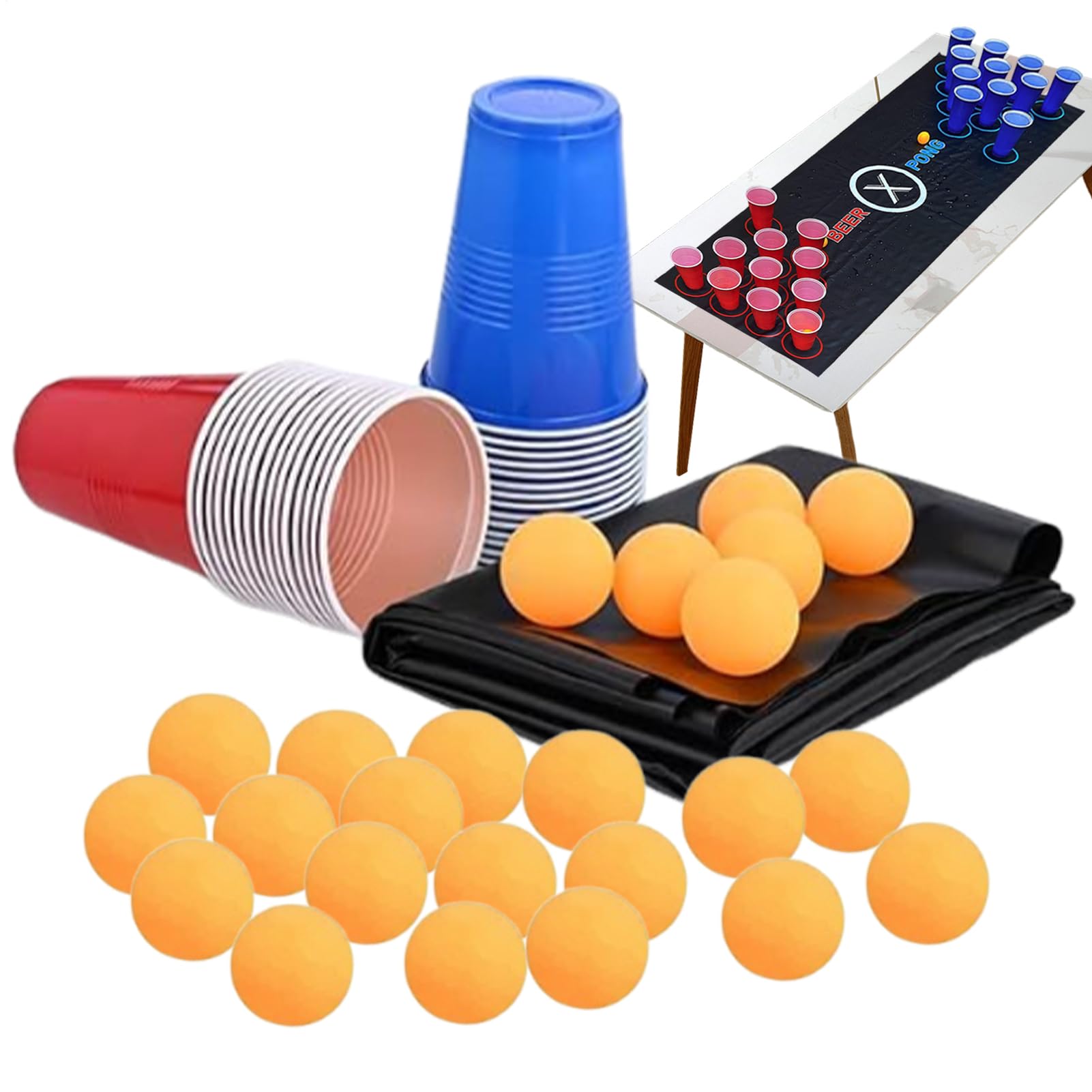 Genérico Jeux à boire pour adultes, de pong de table | Articles pour divertissements à la maison pour couples, anniversaires, clubs, bars, réunions, hommes, femmes, étudiants universitaires