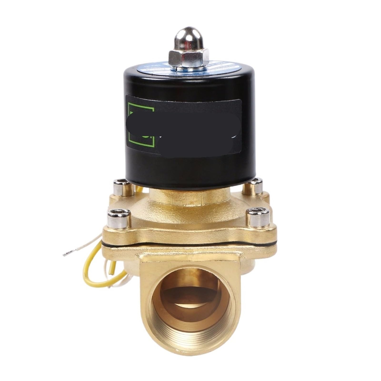 Électrovanne en laiton 1/2" AC 110V normalement fermée pour le contrôle de l'eau et de l'air