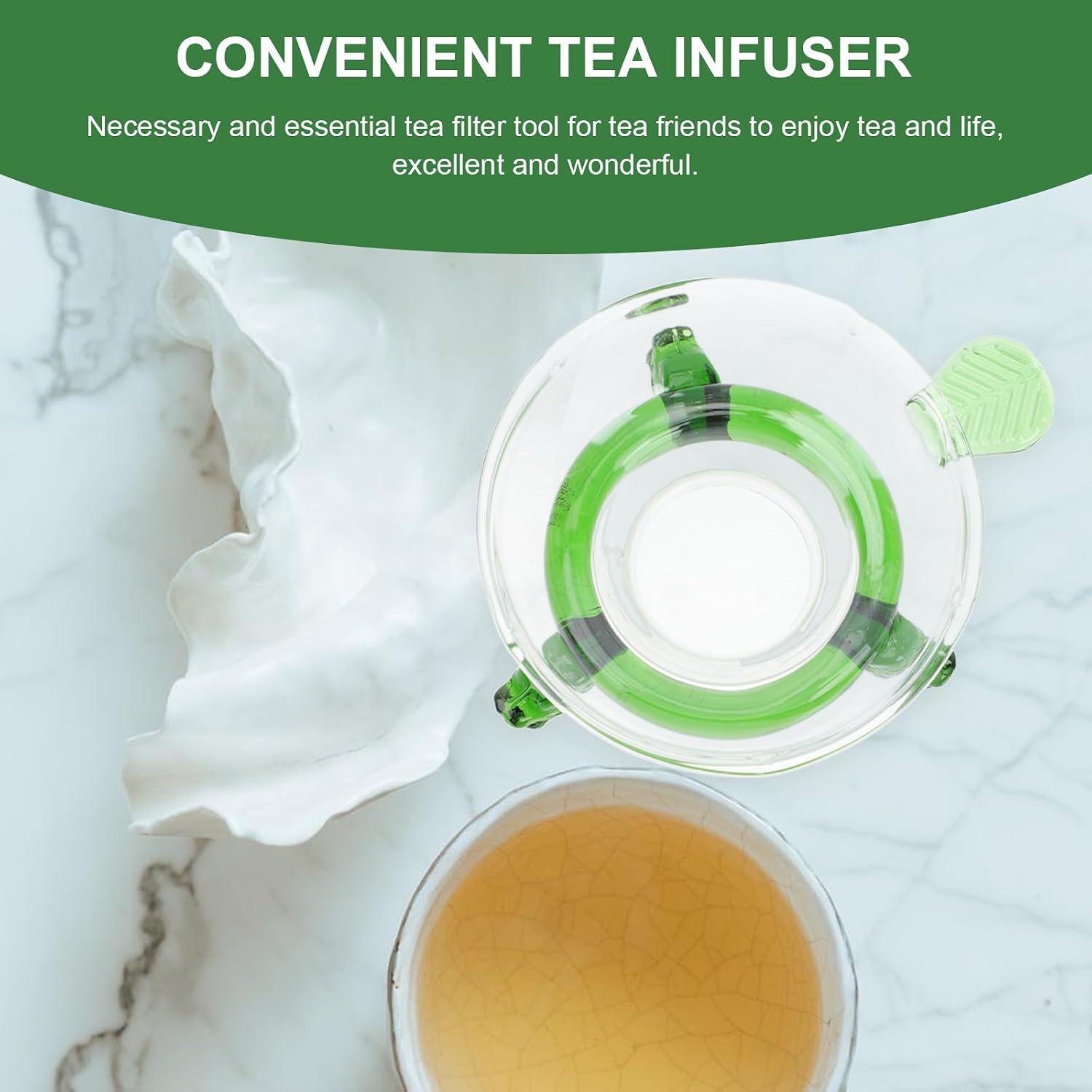 Delicate Tea Strainer Handle Tea Infuser Tea Mesh Filter