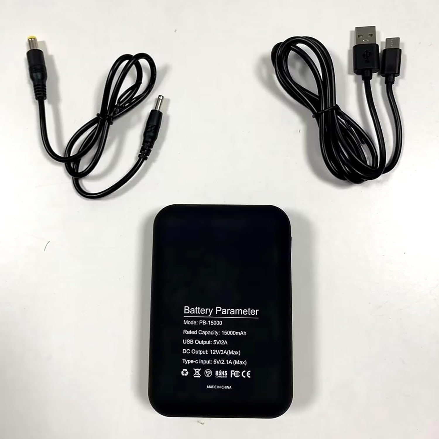 Sauerstoffkonzentrator Akku for XM-898 -Creliver Mobiles Sauerstoffgerät mit Akku, 15000mA 12V 3A Ausgang,Außeneinsatz, Schwarz