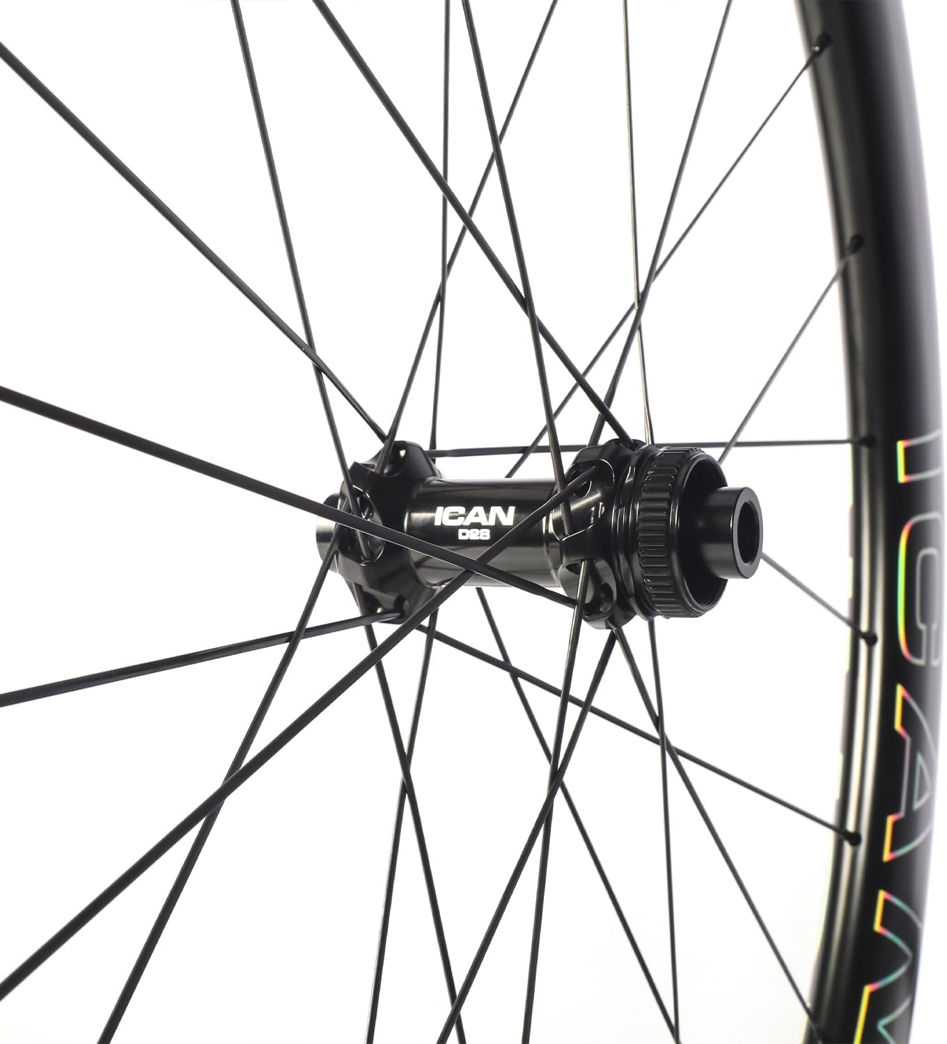 ICAN FL40/50 Max 1347g/1370g/1395g Carbon Disc Road Bike Wheelset 23mm Inner Width 700C 36T Ratchet System Hub