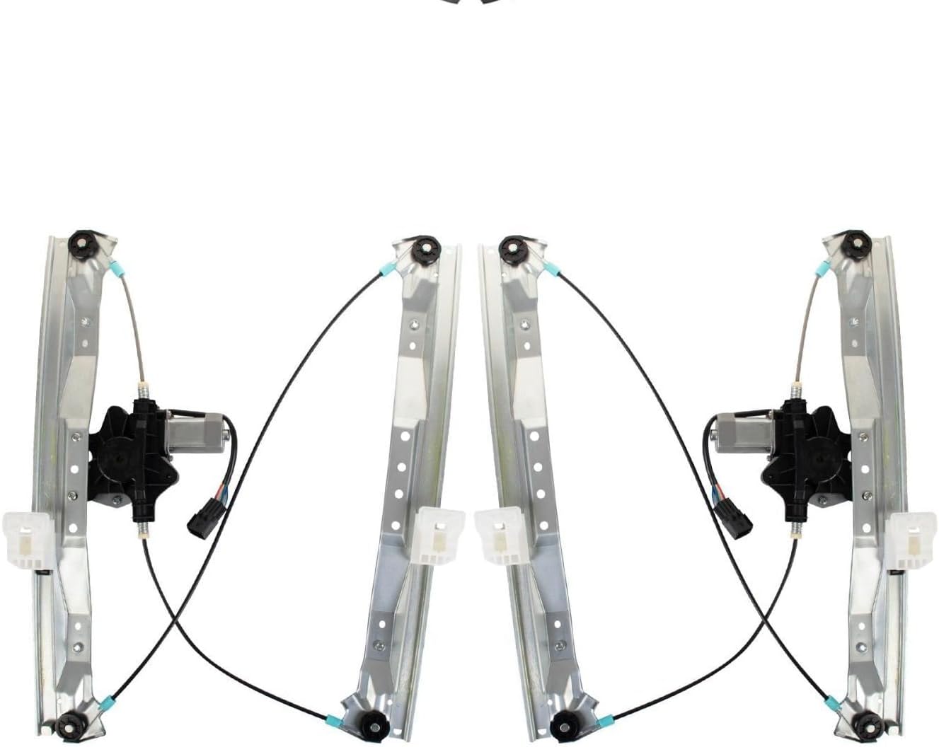 Replacement Front Window Regulator Kit Fits 2008-2016 Chrysler 2008-2020 Dodge 2012-2015 Ram