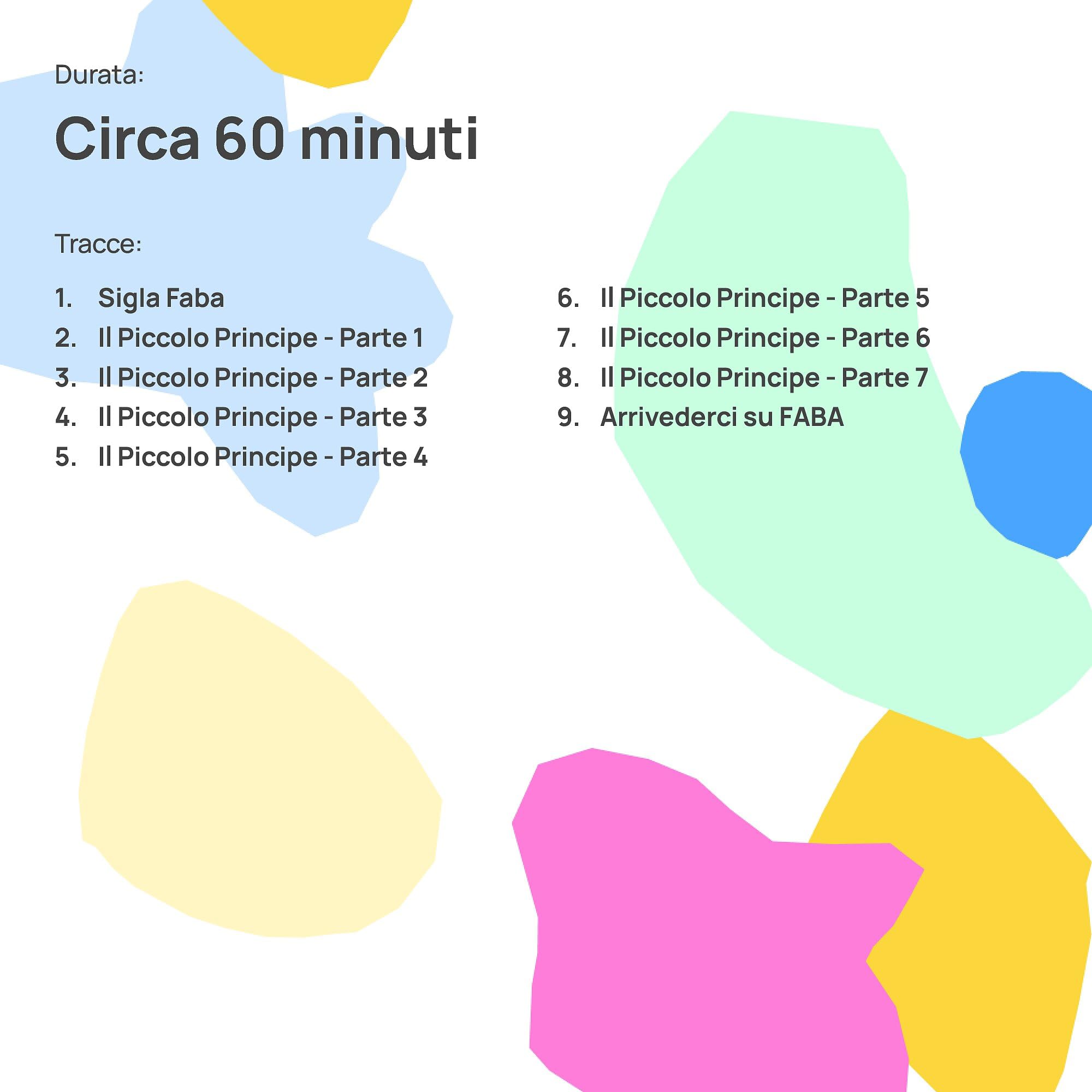 FABA Disco Sonoro – Il Piccolo Principe - Storie e fiabe sonore per bambini e bambine 5-10 anni - Ascoltabile con il Raccontastorie e FABA+, gioco educativo versione italiana