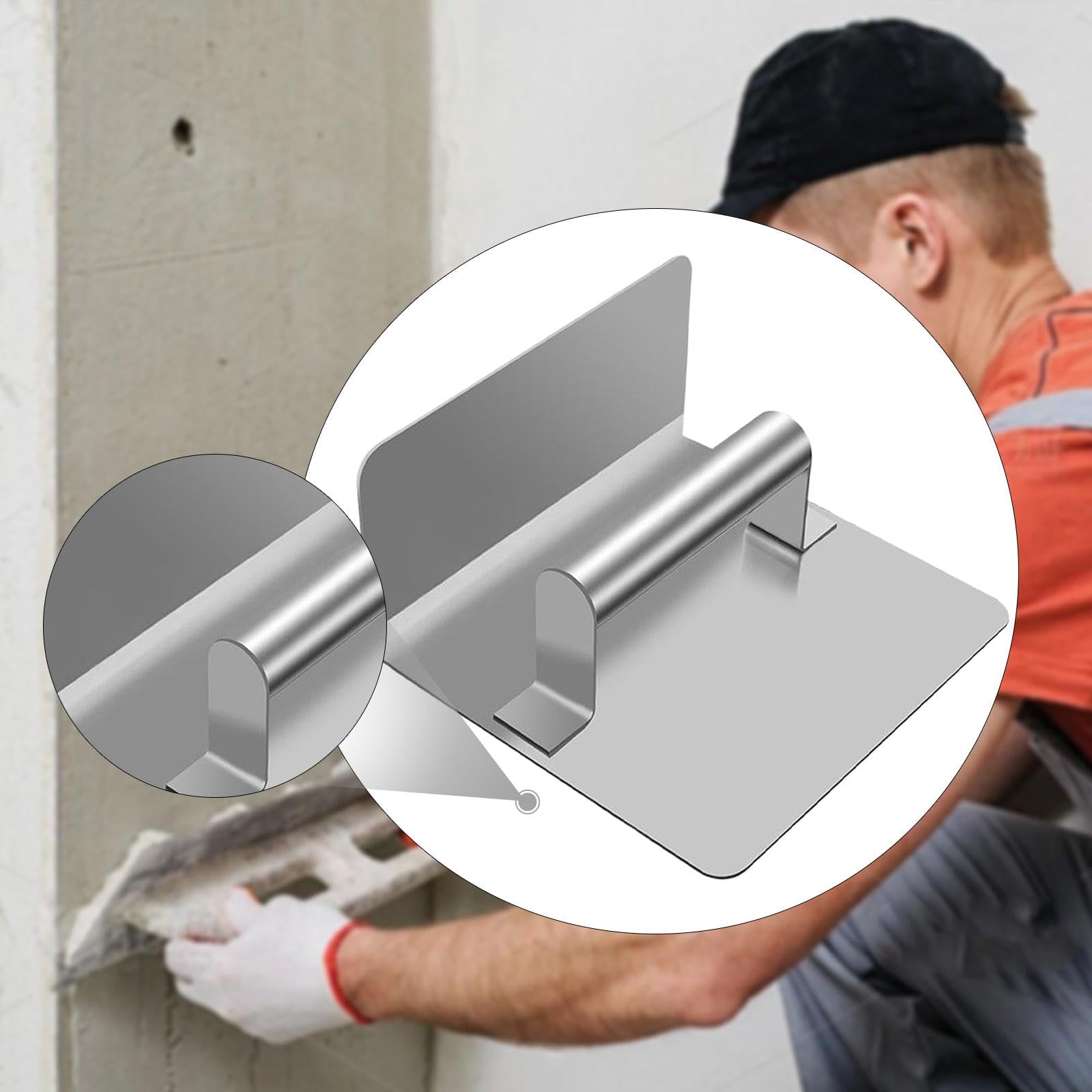 Truelle D'Angle Spatule de Finition Truelle à Béton Outil de Maçonnerie Lisseuse D'Angle Polyvalente pour Étaler Le Mastic Adapté pour Les Peintres et, 90 Degrés Interne