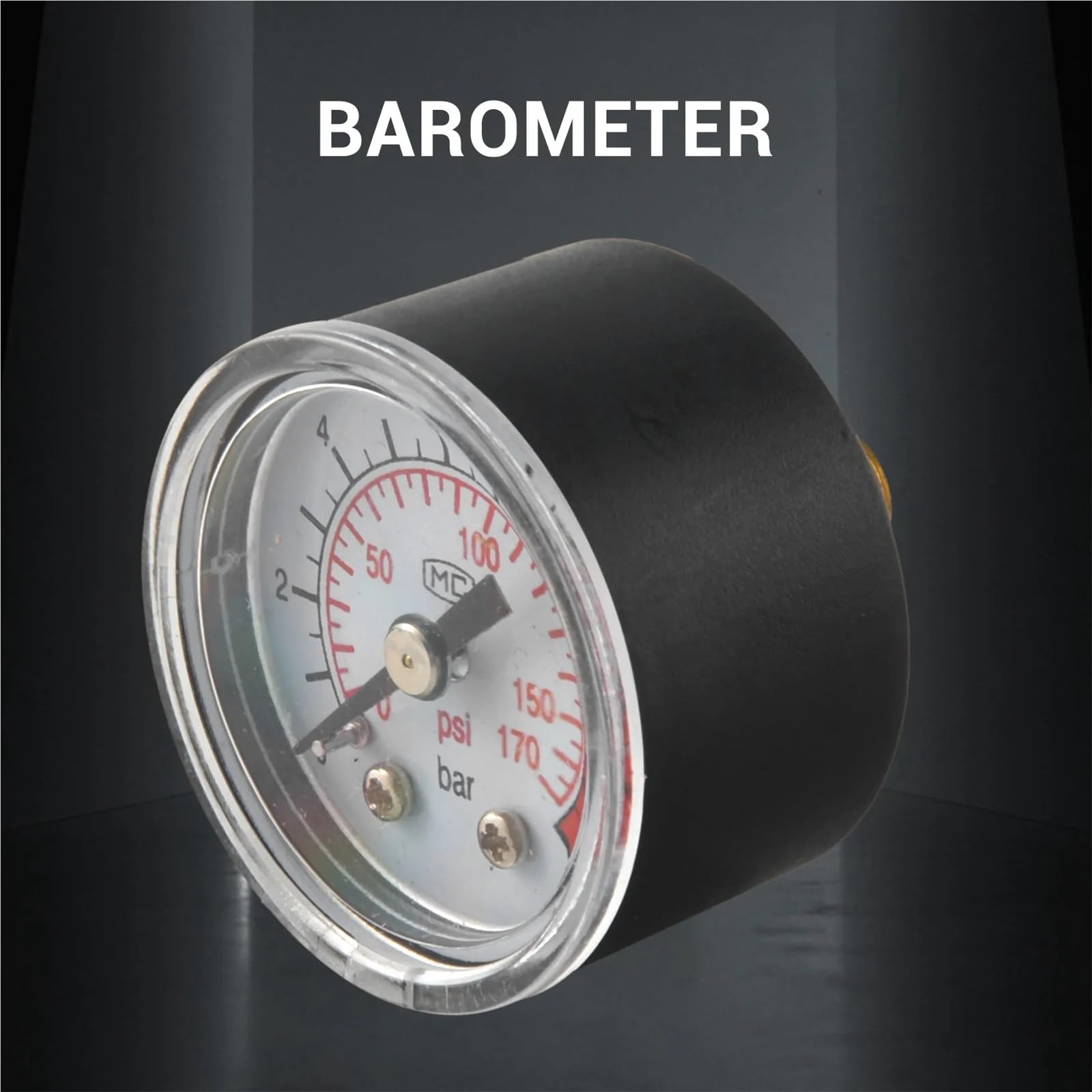 0-12 bar 0-170 psi, gwint 10 mm, pompa powietrza, ciśnieniomierz, kompresor, manometr