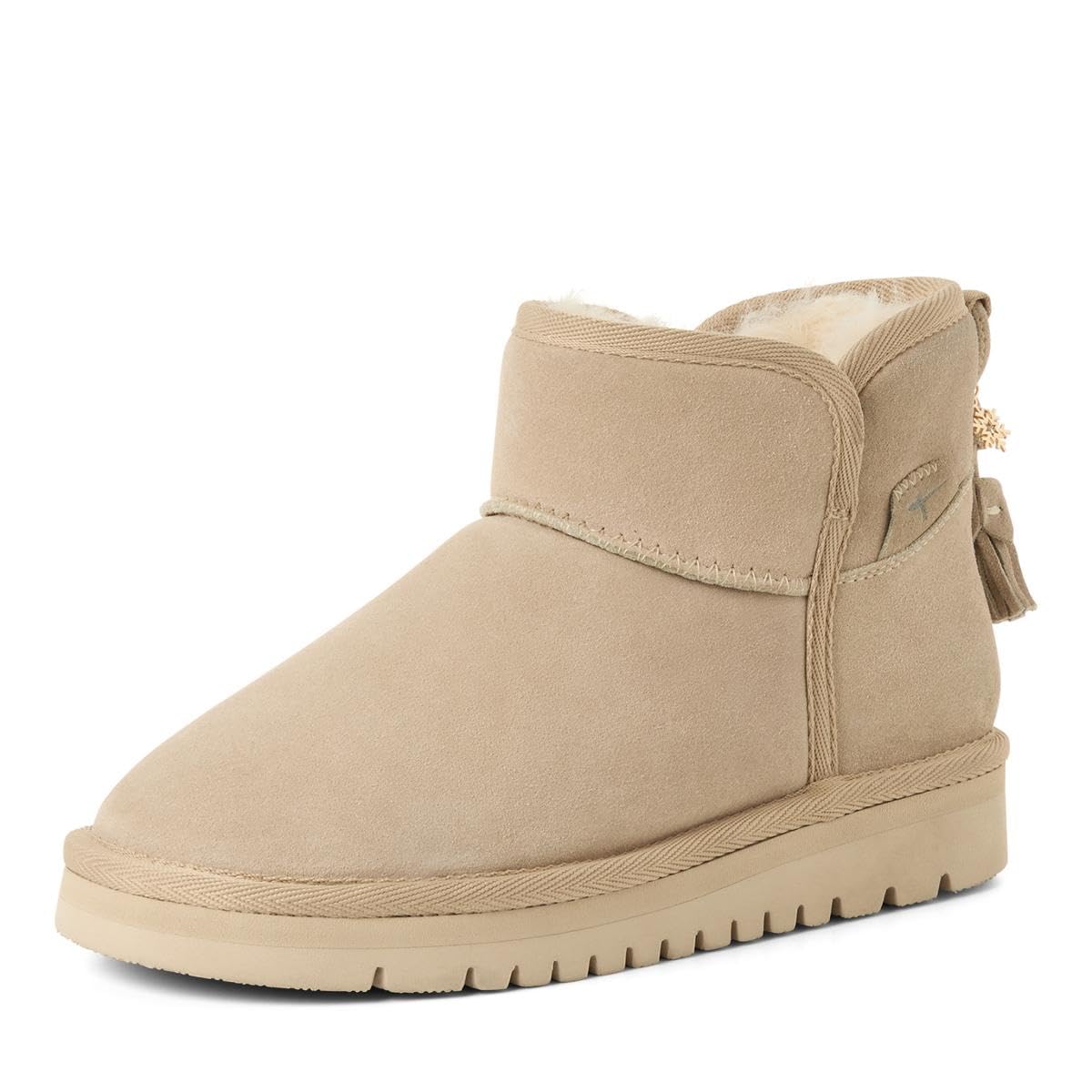 Tamaris Donna Warmlining Pelle, marrone, 41 EU