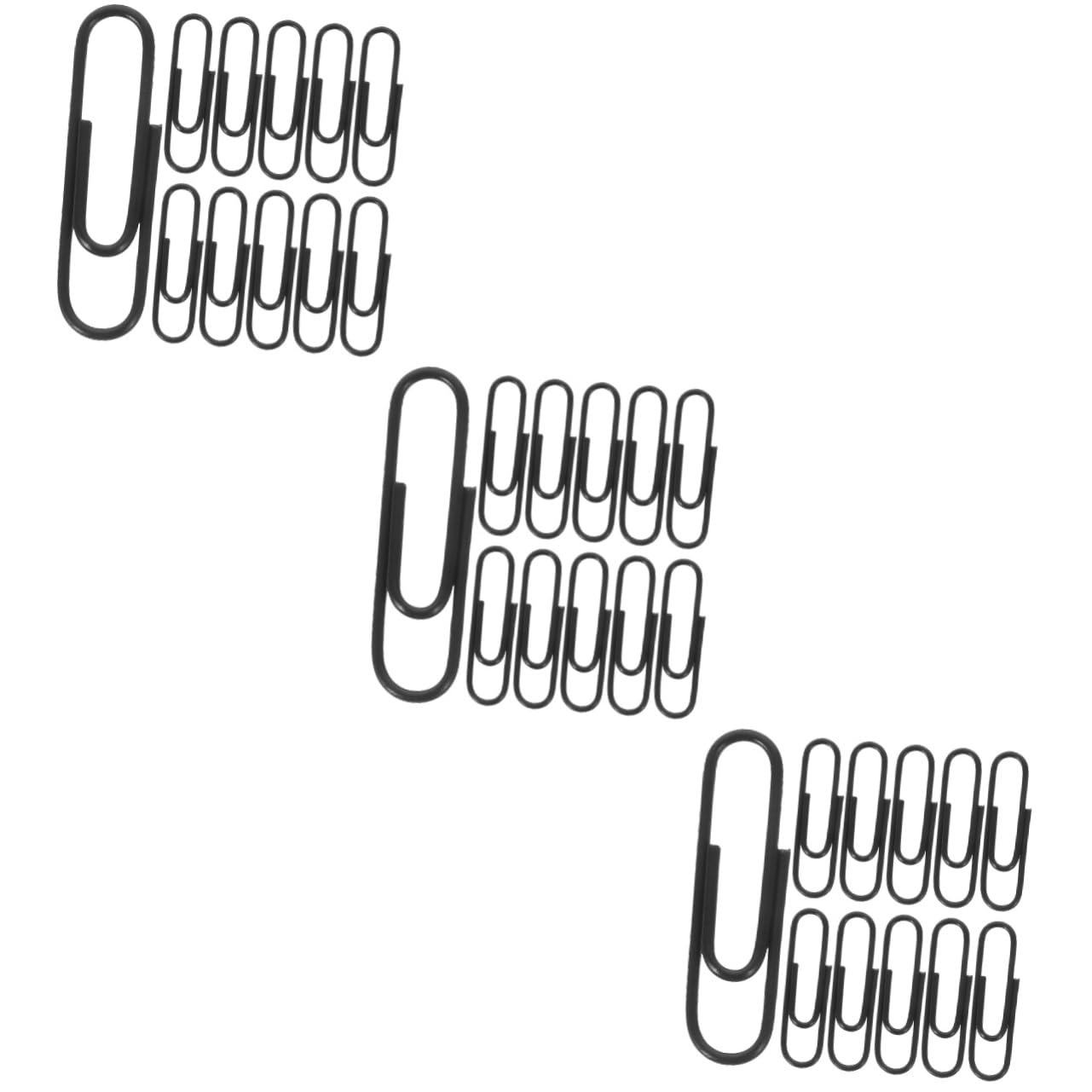 STOBOK 3sätze Kreativen Büroklammern Einzigartige Zarte Papierclips Aus Metall Für Dokumente Und Notizen Praktische Büro Und Schulbedarf