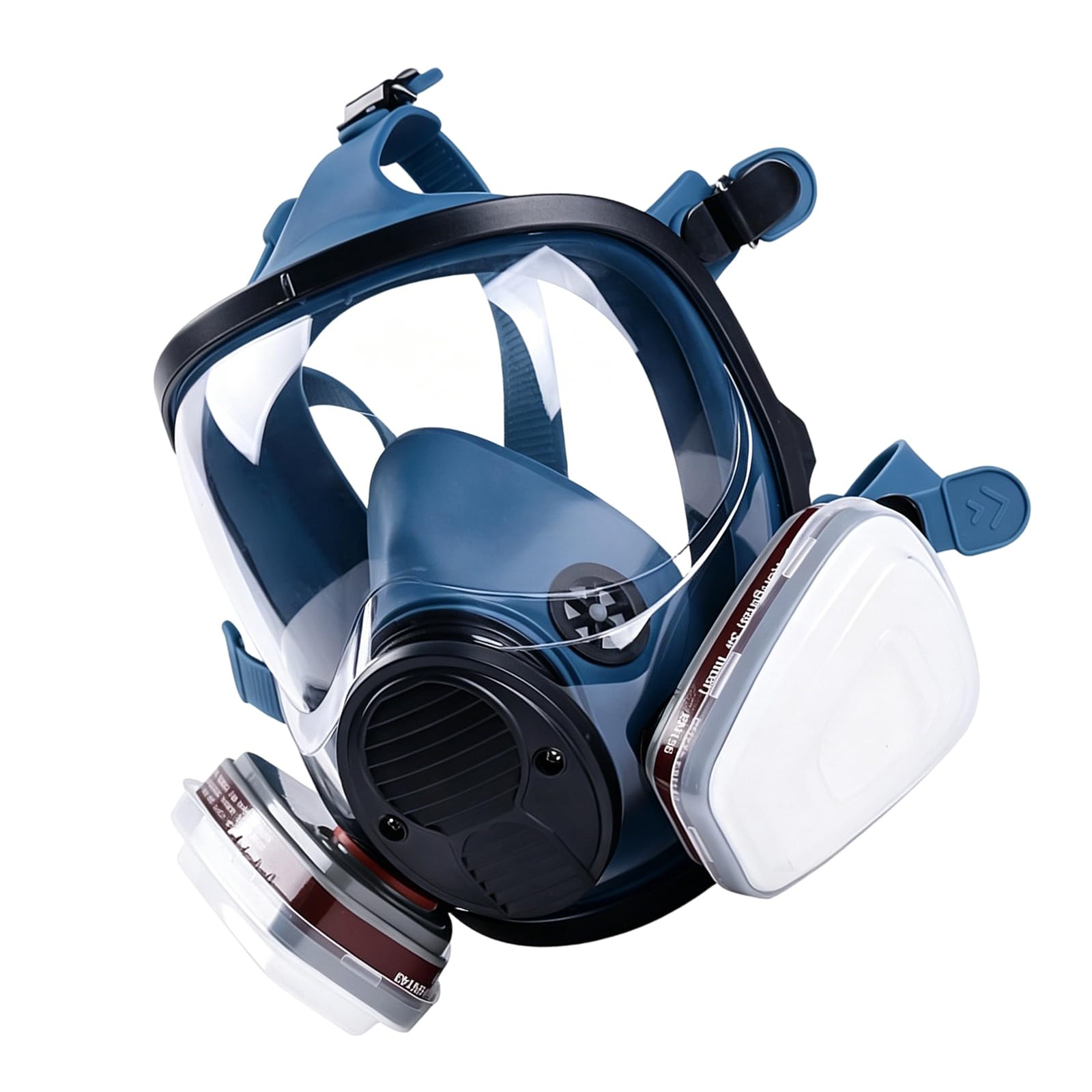 Masque protecteur avec systèmes de filtres masque respiratoire réutilisable soudage Protections de travail du bois respirateur réutilisable