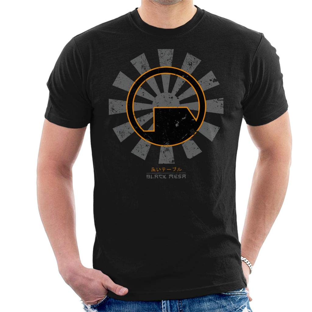 Black Mesa Retro Japanese Half Life Men's T-Shirt
