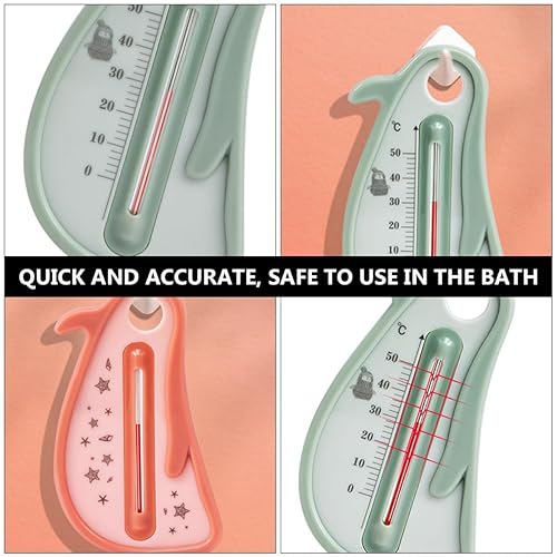 Miniatura 7 de MERRYHAPY Water Temperature Measurement Tool Penguin Shape Bath Thermometer for Babies and Floating Water Temperature Tester for Safe Bathing Random
