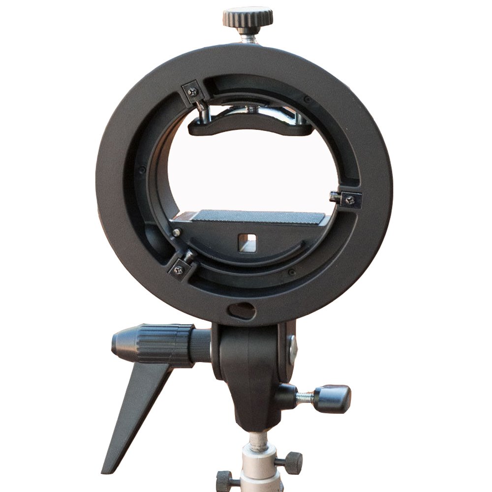 Soporte S-Type montura Bowens para speedlite flash snoot softbox y accesorios de estudio