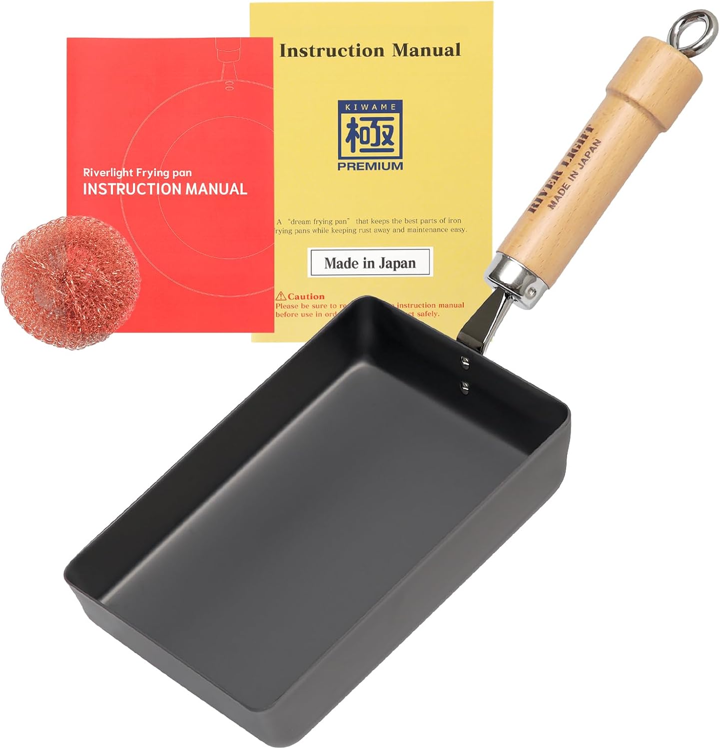 Riverlight KIWAME Premium egg pan iron pan eggroaster Small