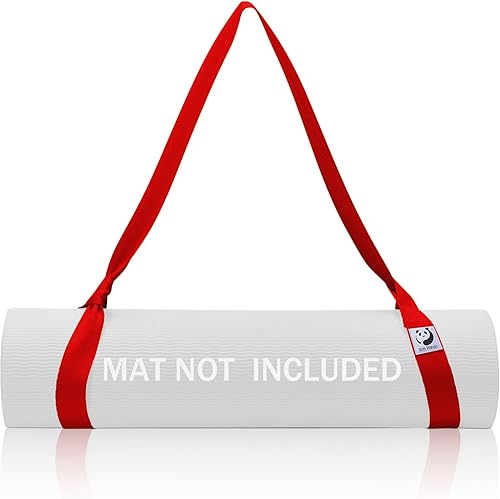Miniatura 18 de Slim Panda Correas de esterilla de yoga para llevar, correa ajustable para alfombrilla de yoga que se adapta a todas las alfombrillas (material no