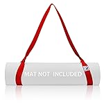 Slim Panda Yoga Mat Straps for Carrying, Adjustable Yoga Mat Carrier Sling Fits All Mats(Mat Not Included)(Burgundy)