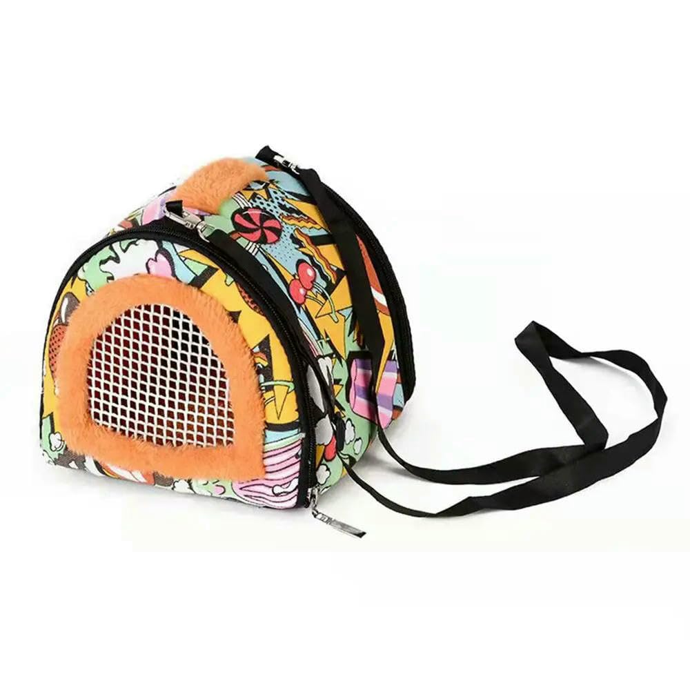 Pochette portable et chaude pour transporter un chinchilla en sécurité