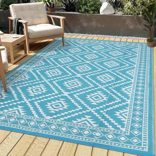 GAOMON Waterproof Outdoor Rug 9x12 Reversible UV Resistant
