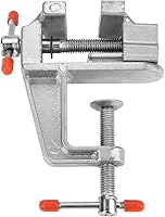 Vista 1 de Mini alicates planos Miniatura Banco Vise Abrazadera de mesa Pinzas planas Prensa de taladro Vice Mesa de aleación de aluminio Herramienta
