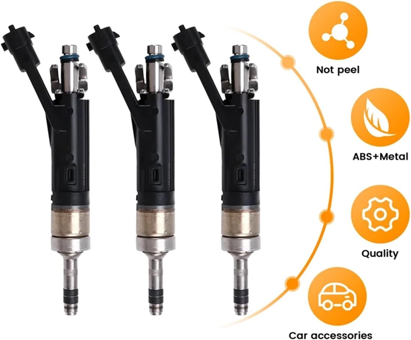 4PCS EAT289 49033-0012 490330012 オートバイ燃料インジェクター 8穴