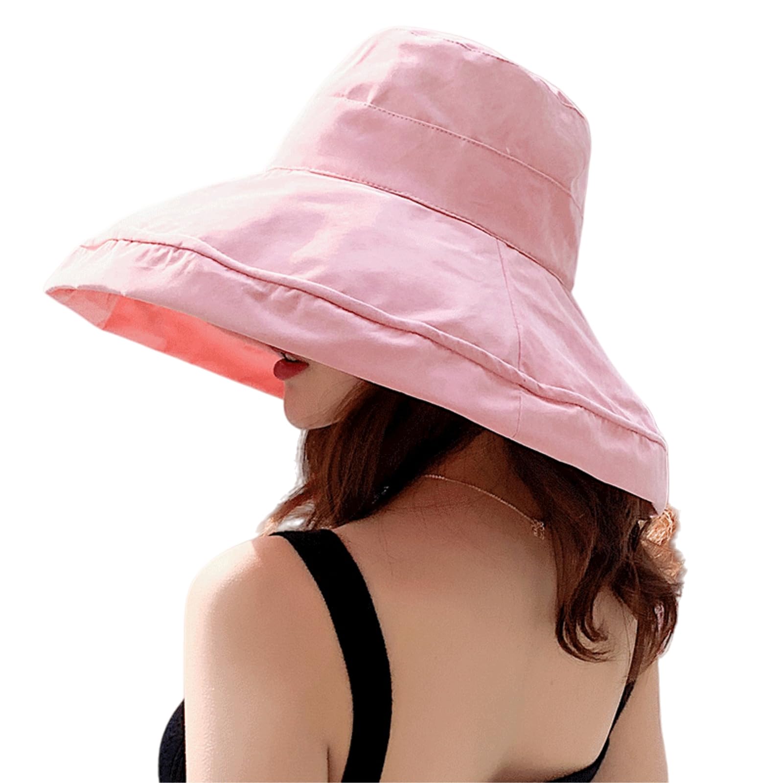 Chapeau de seau femmes grand bord pour bloquer le soleil sans gâcher votre coiffure