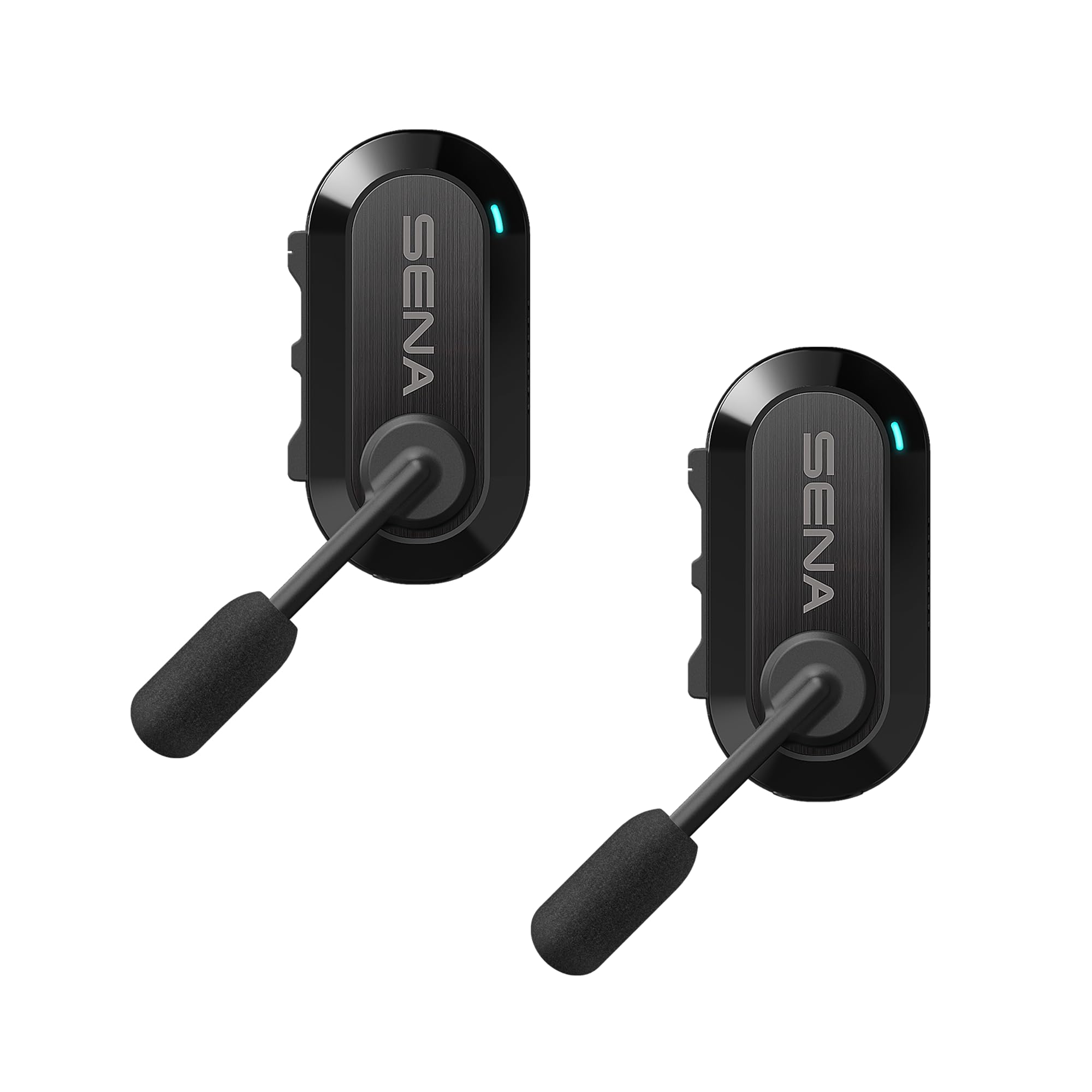 Sena BiKom 20 Outdoor Kommunikationsystem, Leichter Mesh Kommunikator mit nur 20 Gramm Gewicht (Schwarz, Doppelpack)