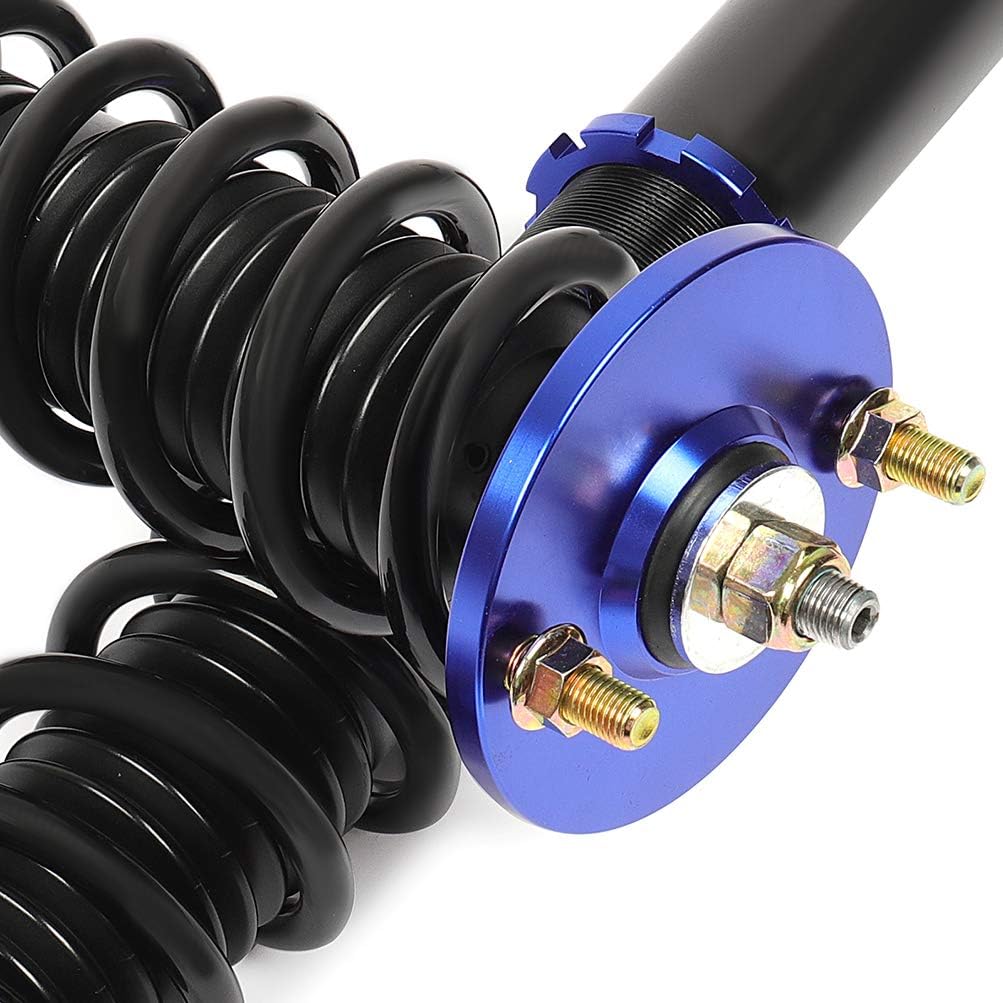 Adjustable Height Coilovers Struts Front And Rear Fit for 2001-2003 for Acura CL, 1999-2003 for Acura TL, 1998-2002 for Honda for Accord Coil Spring Over Shock (Set of 4) - Blue