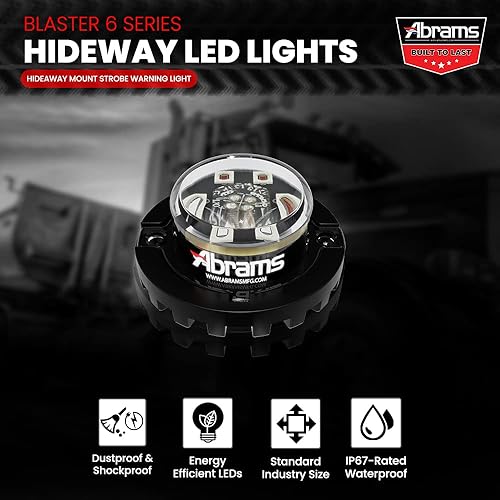 Miniatura 2 de Abrams. Faros escamoteables LED, AzulAzul