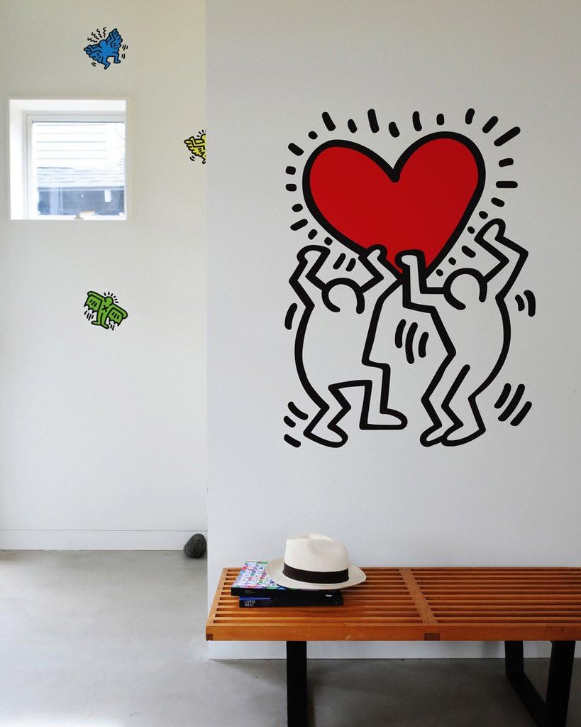 BLIK Untitled Heart Removable Wall Decal | Officially Licensed Art | 36 x 45 Inches