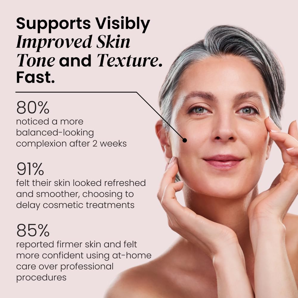 Radiance & Renewal Serum with Hyaluronic Acid, Vitamin C & Kojic Acid – Hydrating Anti-Aging Formula for Smooth, Even-Looking Skin Tone & Texture – 30ml - Image 4