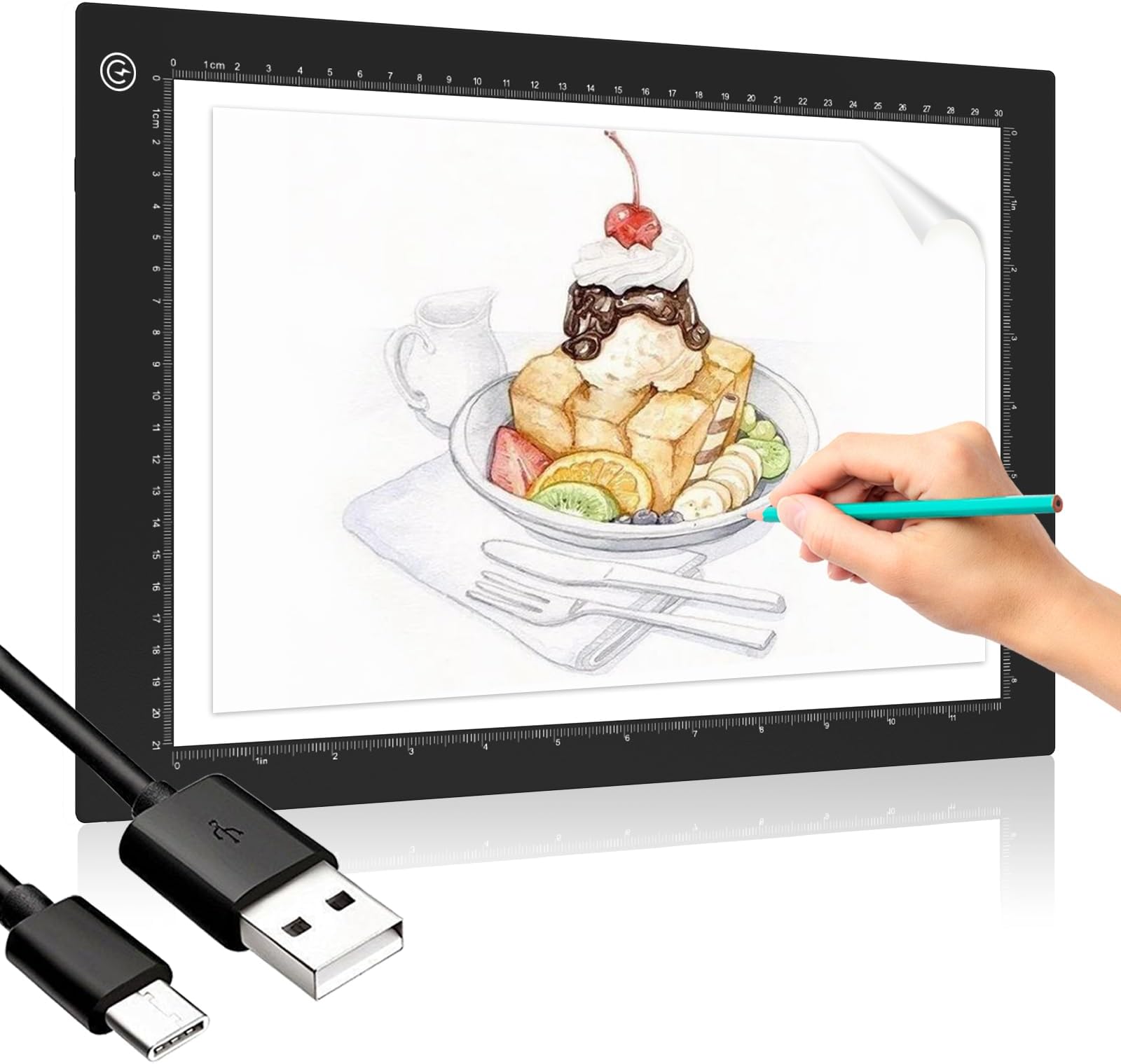 Light Box Drawing A4