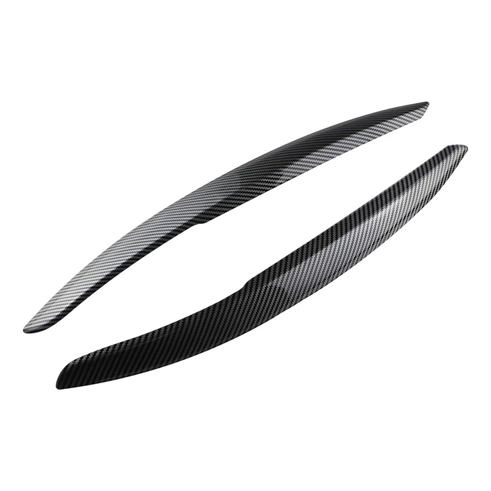 Cubierta para ceja, Juego de 2 Piezas, embellecedor para Faro Delantero de Volkswagen VW Polo Mk5 6R 6C 2011-2015