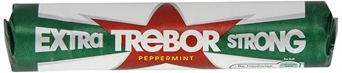 Trebor Rollo de menta extra fuerte (paquete de 20)
